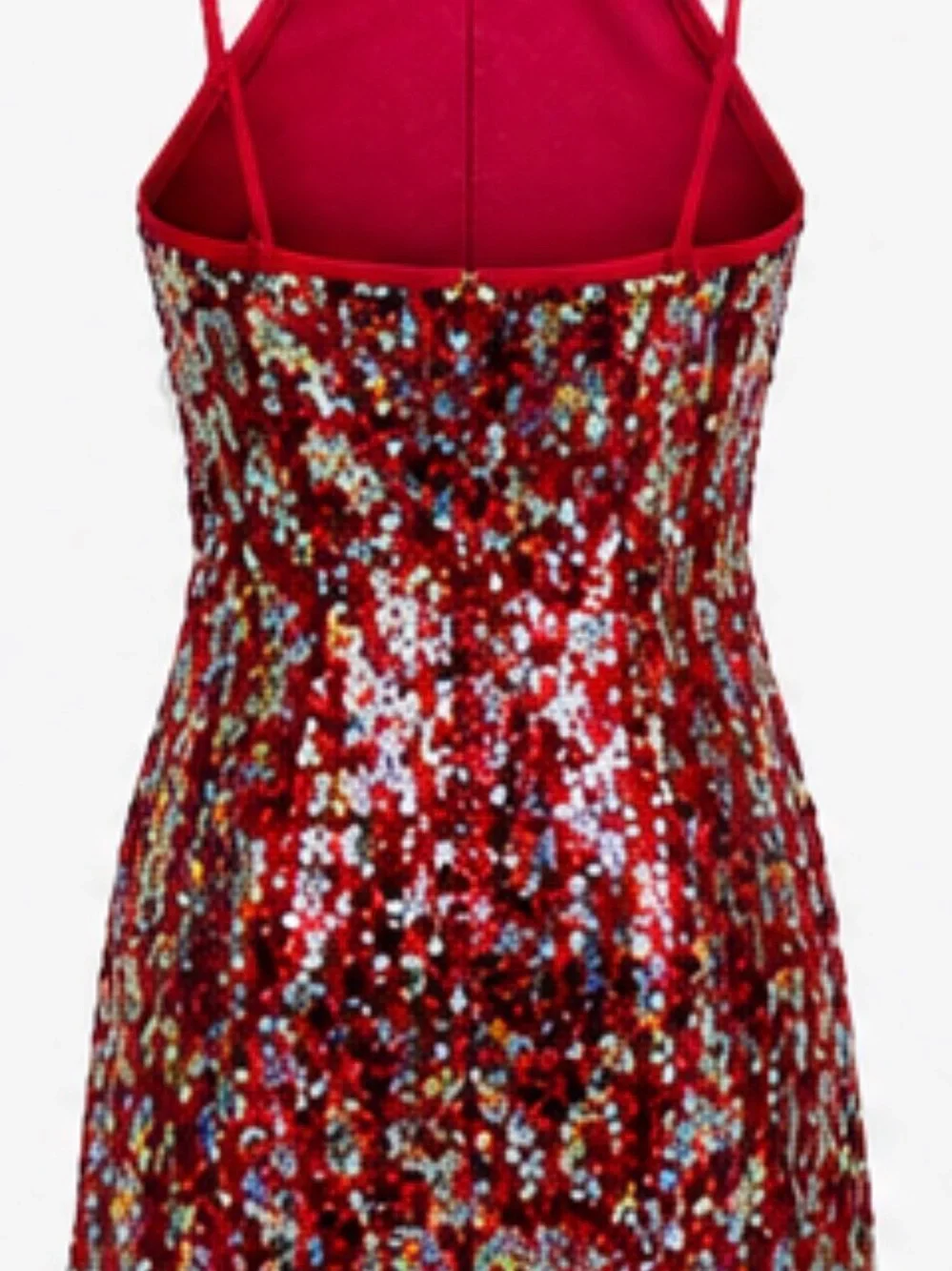 3 Red Sequin Competition Stage Dance Costume Bundle CXL/AXS